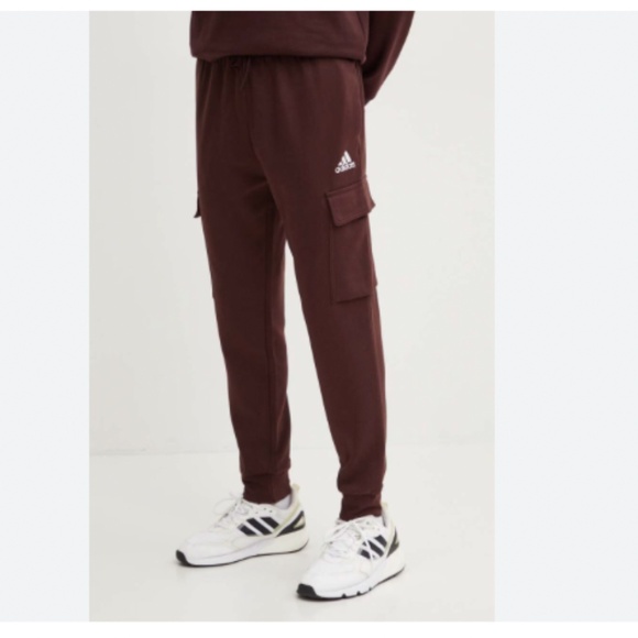 Adidas Brown Cargo Style Jogger Sweatpants Size XXL - Picture 1 of 5
